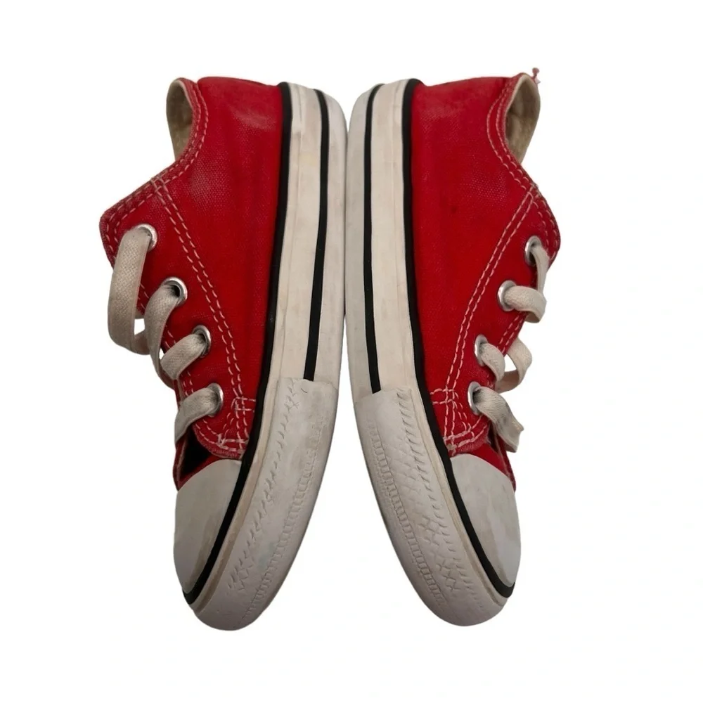 Converse Red Slip On Sneakers Size 7 Toddler
